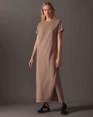 Relaxed Tee Dress / Warm Grey