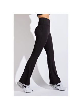 Flared Yoga Pants / Black