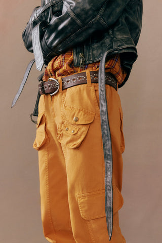 WTF Preston Stud Belt / Mocha