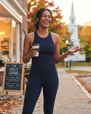 Racerback Tank Top / Dark Navy