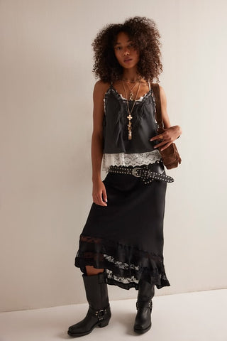 Long Lost Lover 1/2 Slip / Black
