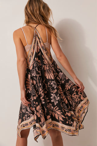 Bali Seashell Scarf Print Dress