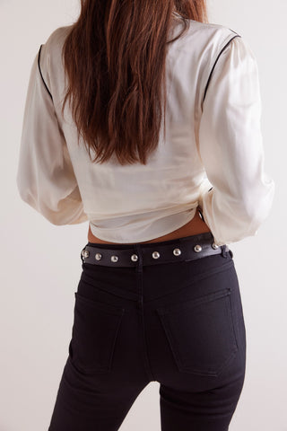 Rhodes Stud Belt / Black