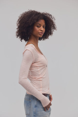 Siren Long Sleeve / Blushing Peony