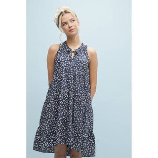 Ditsy Floral Tiered Shift Dress