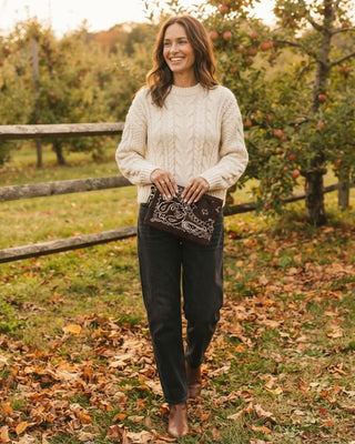 Bandana Clutch / Brown