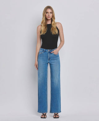 High Rise Wide Leg Jeans