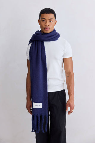 The Reykjavik Scarf - 100% Recycled - Midnight Blue