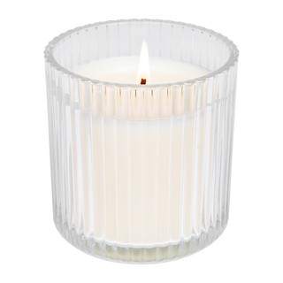 Farmhouse 12 oz Soy Candle, Fluted Ribbed Jar