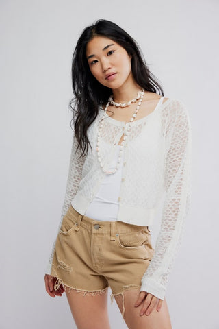 Maris Fine Gauge Cardi / Clean Ivory