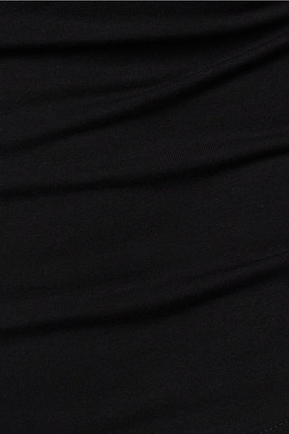 Tube Top with High Western Stretch Fabric / Black
