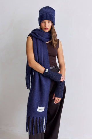 The Reykjavik Beanie Hat - Midnight Blue