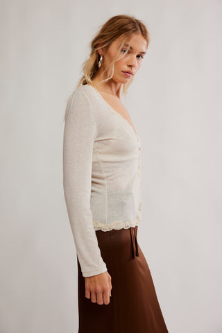 Big Love Cardi / Oatmeal Heather