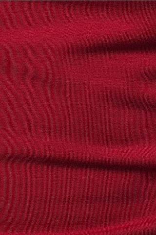 Tube Top with High Western Stretch Fabric / Dark Red