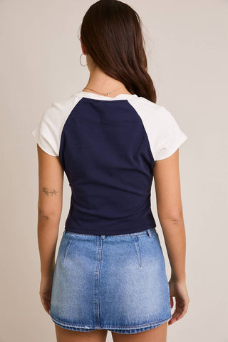 CAP SLEEVE USA BABY TEE