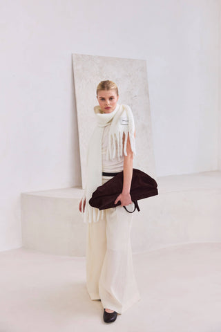 The Stockholm Scarf - 100% Recycled - Polar White