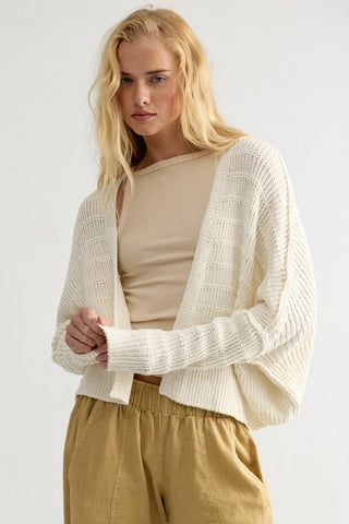 Short Story Cardigan / Gardenia