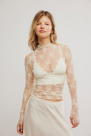 Lady Lux Layering Top / Evening Cream
