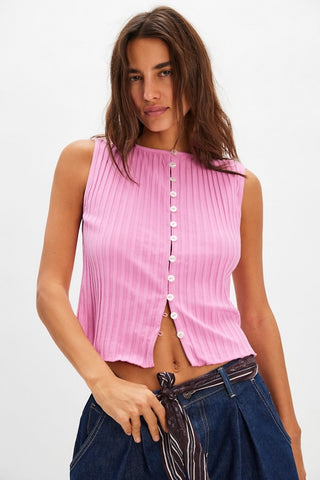 Tilly Vest /Pink Frosting