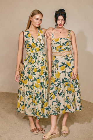 Vintage Lemonade Scalloped Lace Maxi Dress (1)