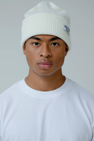 Recycled Bottle Beanie - Winter White