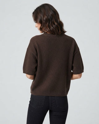 Veronica Short Sleeve Sweater / Espresso