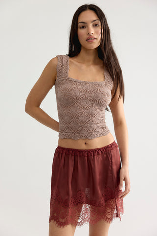 Love Letter Cami / Chocolate Malt