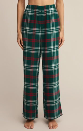 Hangout Plaid Pant / Mistletoe
