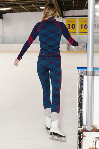 Myoko Jacquard Leggings / Tartain Plaid Combo