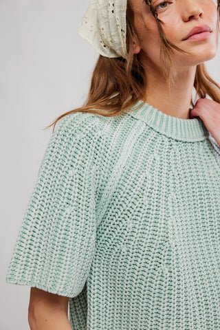 Amy Sweater Tee / Cameo Green