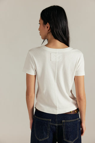 Atlas Crew Tee / Clean Ivory