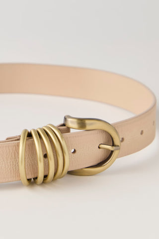 Rori Leather Belt / Cream
