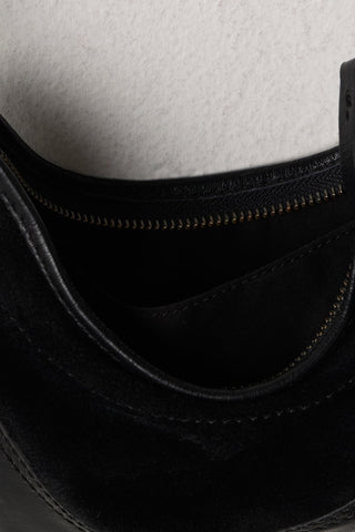Sindy Leather Shoulder Bag / Black