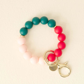 Keychain Wristlet - Holly Jolly Christmas