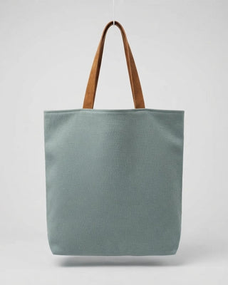 Winter Village Scene Tote / White