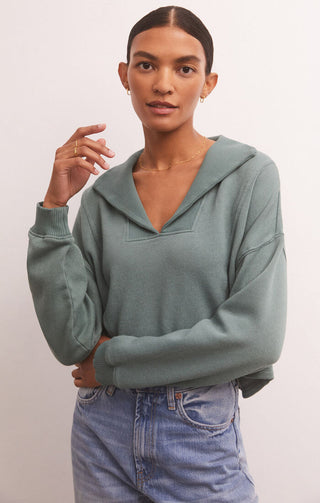 Soho Fleece Sweatshirt Calypso Green