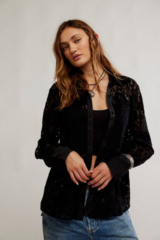 Faith Button Down / Black