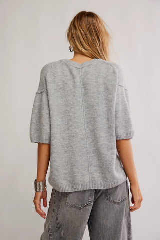 Margot Sweater Tee / Heather Grey