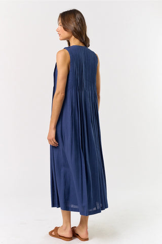 Sleeveless Maxi Dress w/ Front Tie Detail