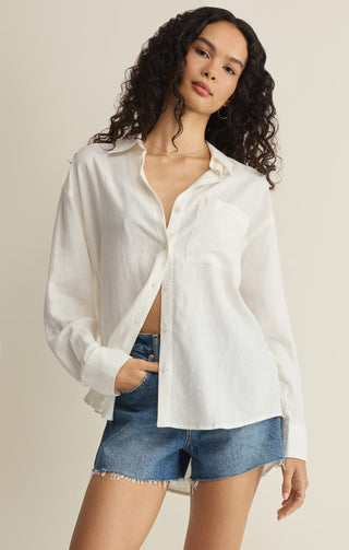 The Perfect Button Up / White