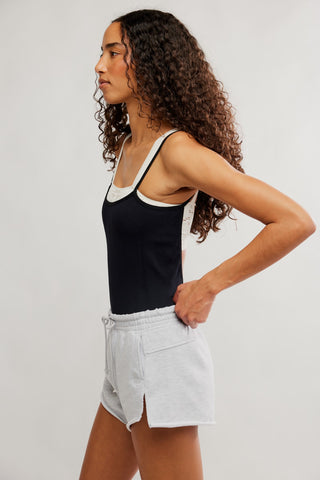 Knockout Short / White Heather Grey