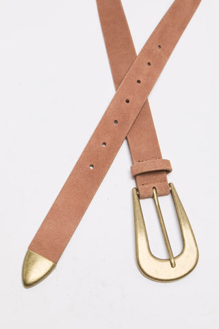 Cannon Suede Belt / Cognac