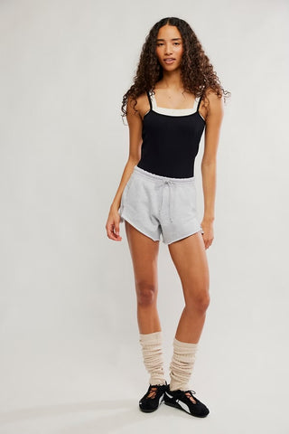 Knockout Short / White Heather Grey