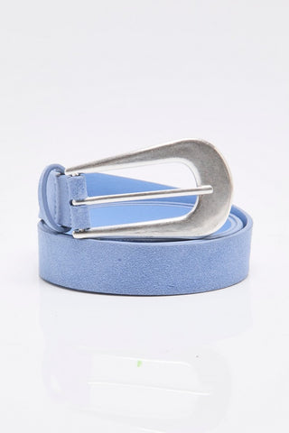 Cannon Suede Belt / Cornflower