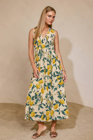 Vintage Lemonade Scalloped Lace Maxi Dress (1)