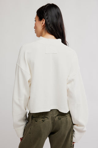 Celeste Quarterzip / Clean Ivory