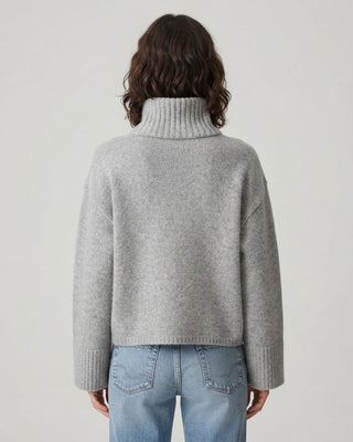 Lainey Mountain Turtleneck Sweater / Grey