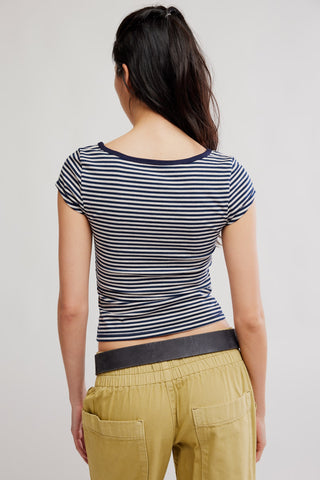 Morning Pages Henley / Navy Combo