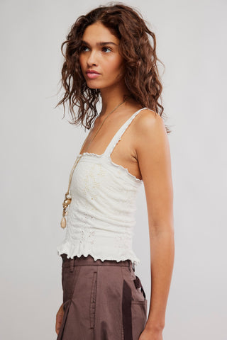 Soft Femme Square Neck / Clean Ivory