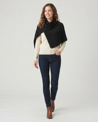 Side Split Scarf / Black